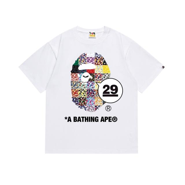 Bape T-Shirt Black White
