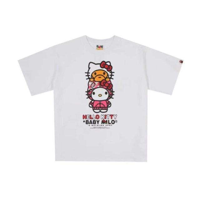Bape Hello Kitty T-Shirt Black White