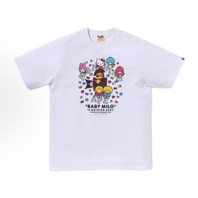 Bape Hello Kitty T-Shirt Black White
