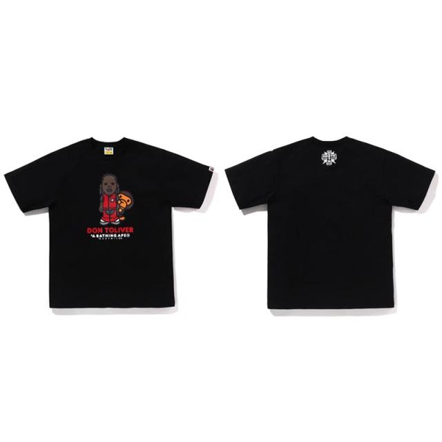 Bape T-Shirt Black White