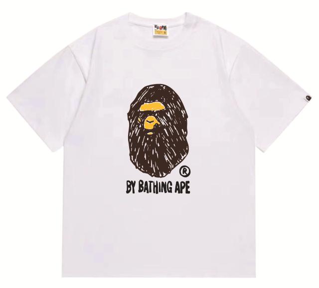 Bape T-Shirt Black White