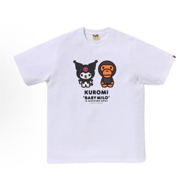 Bape T-Shirt Black White
