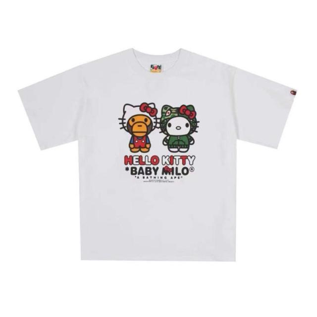 Bape T-Shirt Black White