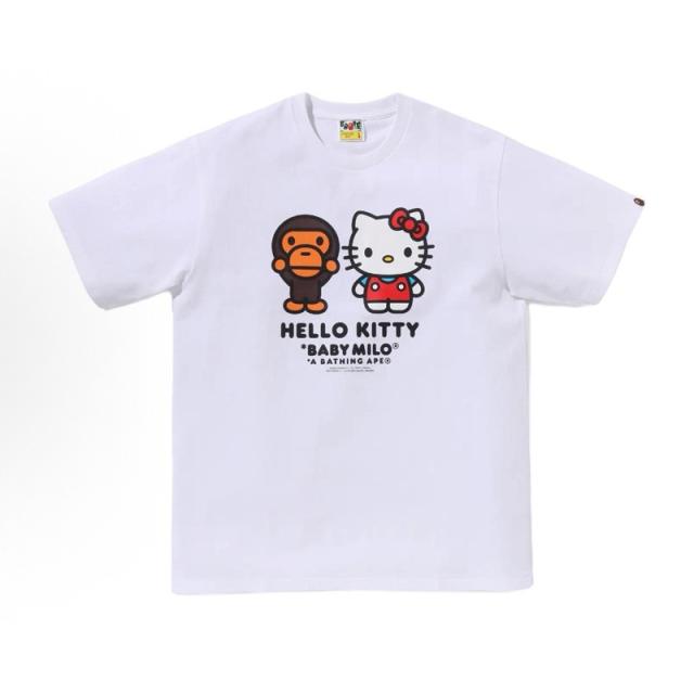 Bape Hello Kitty T-Shirt Black White