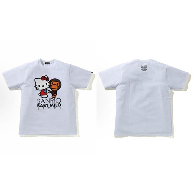 Bape Hello Kitty T-Shirt Black White
