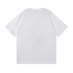 BLCG Faded Palm Tree Address Logo White Oversized Tee