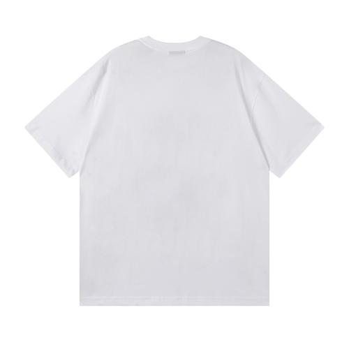 BLCG Faded Palm Tree Address Logo White Oversized Tee