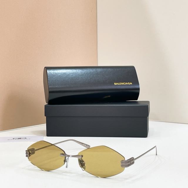 BLCG Stack BB Hexagonal Rimless Sunglasses