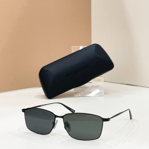 BLCG Thin Matte Black Metal Rectangular Eyeglasses