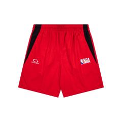 1:1 Quality BLCG x NBA Red Black Side Panel Nylon Sport Shorts
