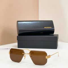BLCG BB Hardware Hexagonal Rimless Sunglasses