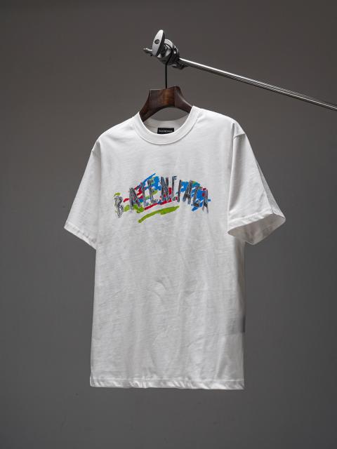 BLCG Multicolor Graffiti Logo Black Oversized Tee