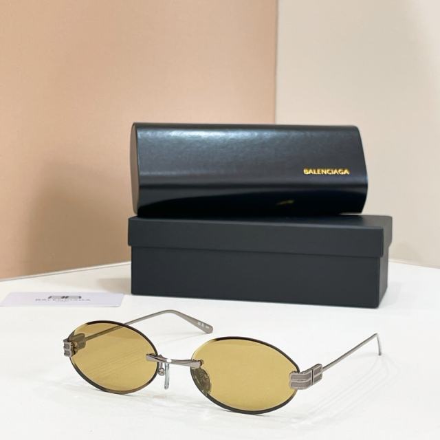 BLCG Stack BB Oval Rimless Sunglasses