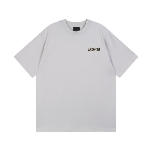 BLCG Tape Label Light Gray Oversized Tee