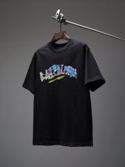 BLCG Multicolor Graffiti Logo Black Oversized Tee