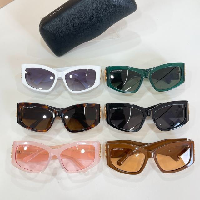 BLCG Gold BB Logo Black Cat Eye Sunglasses
