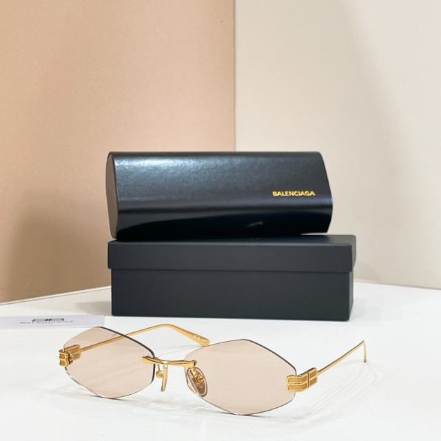 BLCG Stack BB Hexagonal Rimless Sunglasses