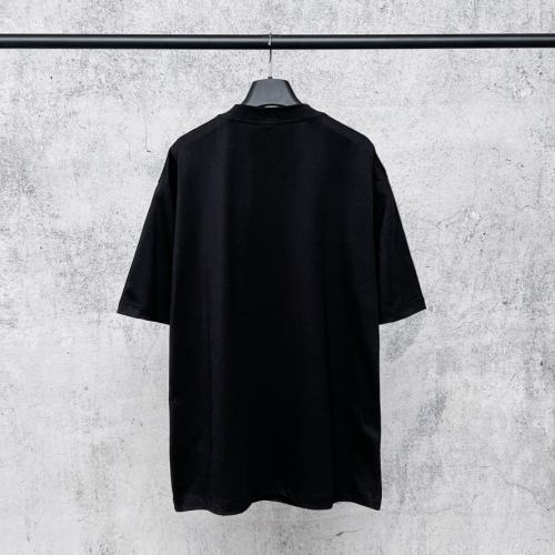 BLCG Pink Drip Paint Logo Black Oversized Tee