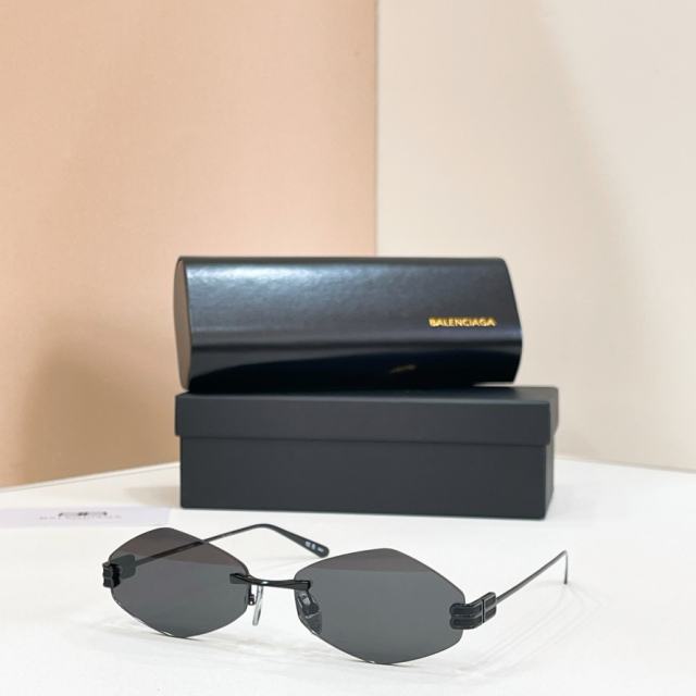 BLCG Stack BB Hexagonal Rimless Sunglasses