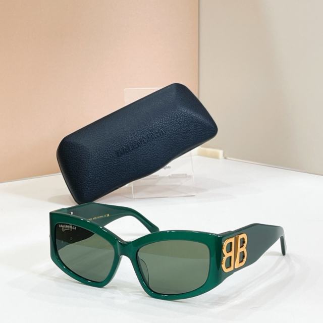 BLCG Gold BB Logo Black Cat Eye Sunglasses