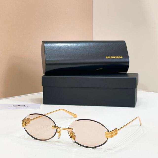 BLCG Stack BB Oval Rimless Sunglasses
