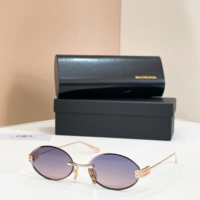 BLCG Stack BB Oval Rimless Sunglasses
