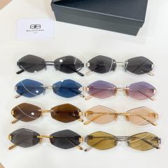 BLCG Stack BB Hexagonal Rimless Sunglasses