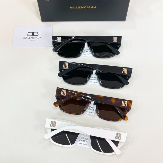 BLCG BB Black Thick Cat Eye Sunglasses