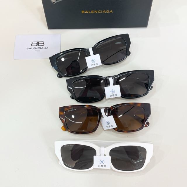 BLCG BB Black Thick Cat Eye Sunglasses
