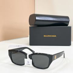 BLCG BB Black Thick Cat Eye Sunglasses