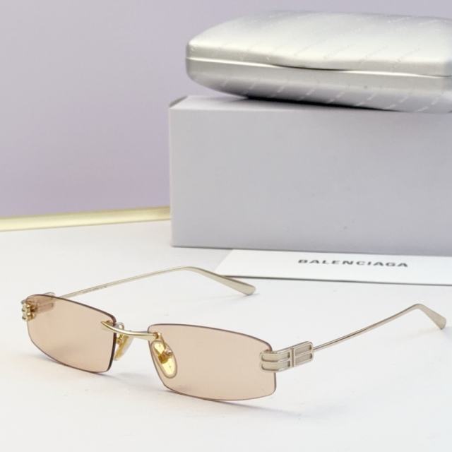 BLCG Stack BB Rimless Mini Rectangle Sunglasses