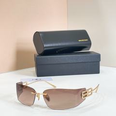 BLCG BB Rimless Wrap Smoke Sunglasses