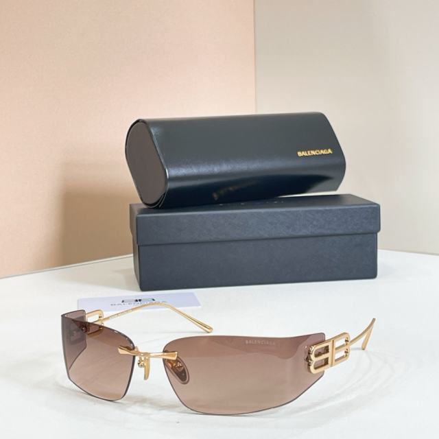 BLCG BB Rimless Wrap Smoke Sunglasses