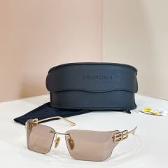 BLCG BB Rimless Wrap Mirror Sunglasses