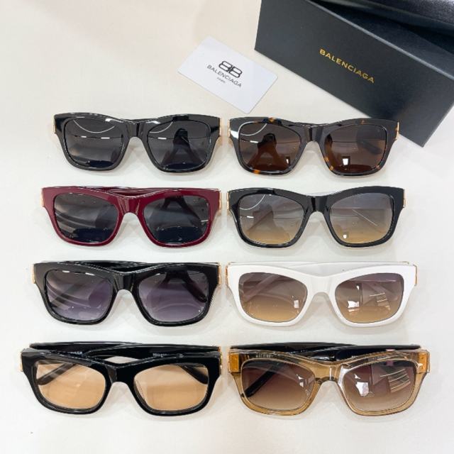 BLCG BB Black Square Gradient Purple Sunglasses