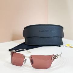 BLCG BB Rimless Wrap Mirror Sunglasses