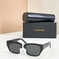 BLCG BB Black Thick Cat Eye Sunglasses