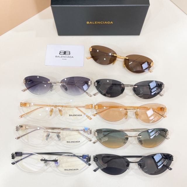 BLCG BB Rimless Oval Gradient Sunglasses