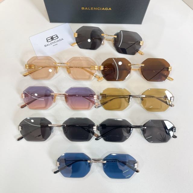BLCG Stack BB Rimless Octagonal Sunglasses