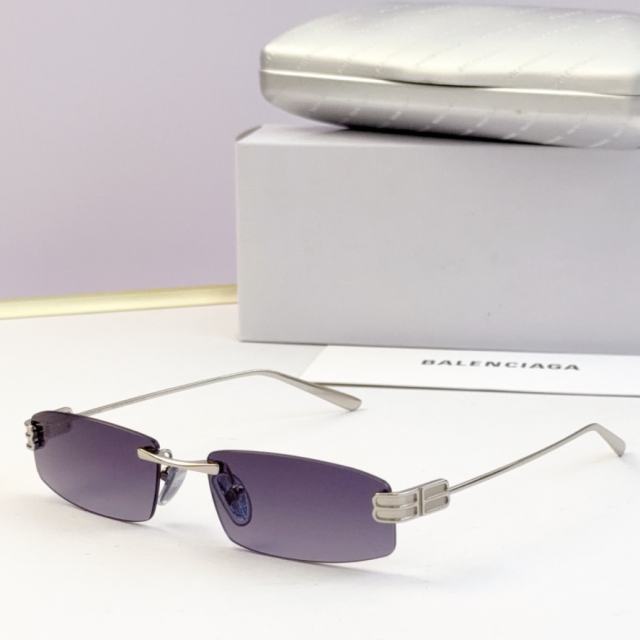 BLCG Stack BB Rimless Mini Rectangle Sunglasses