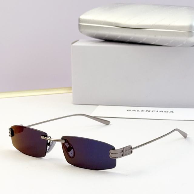 BLCG Stack BB Rimless Mini Rectangle Sunglasses