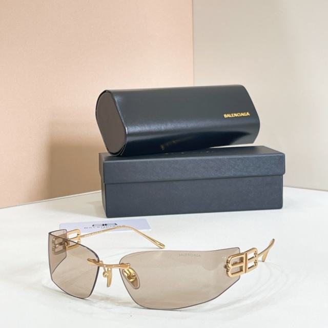 BLCG BB Rimless Wrap Smoke Sunglasses