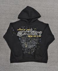 [On Sale] 1:1 Top Quality Black White Star Spider Web Hoodie