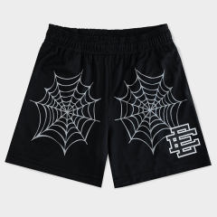 [Buy 3 Get 1 FREE] EE Spider Web Print Mesh Shorts