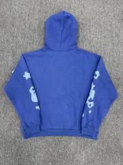 [On Sale] 1:1 Top Quality Royal Blue Light Blue Bubble Star Foam Print Hoodie