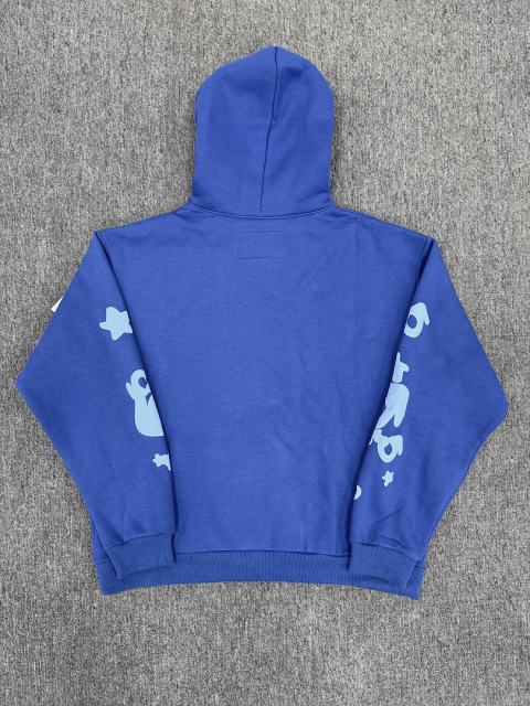 [On Sale] 1:1 Top Quality Royal Blue Light Blue Bubble Star Foam Print Hoodie