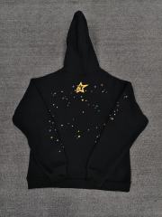 [On Sale] 1:1 Top Quality Black White Star Spider Web Hoodie