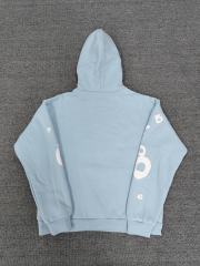 [On Sale] 1:1 Top Quality Baby Blue White Bubble Star Foam Print Hoodie