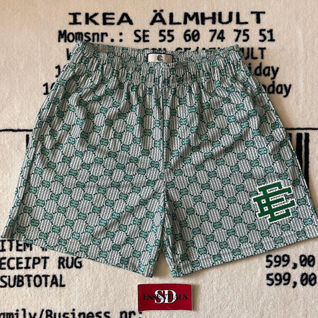 [Buy 1 Get 1 FREE] Eric Emanuel Shorts All Over Print 'Double E'