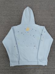 [On Sale] 1:1 Top Quality Baby Blue Black Star Spider Web Hoodie